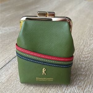 Dark olive green Roberta di Cameron coin purse